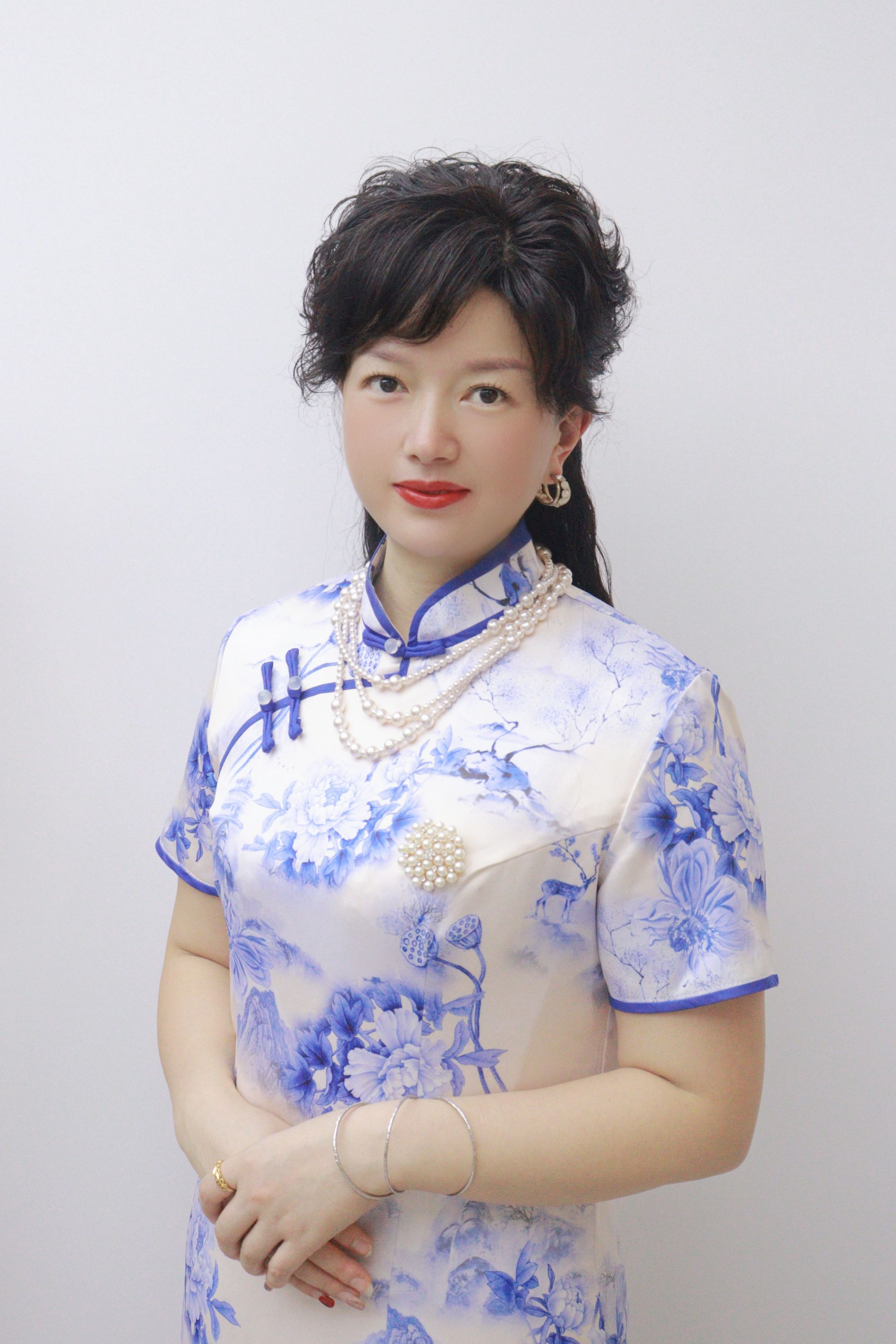 全真发全手工  一层披肩发发型