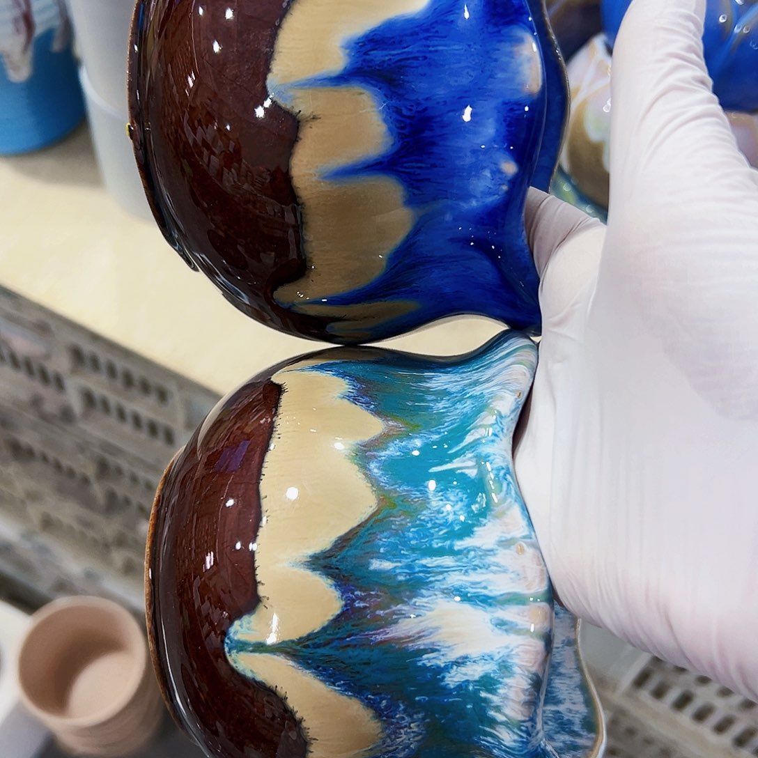 有孔外贸尾单陶瓷花盆凑单10米包邮