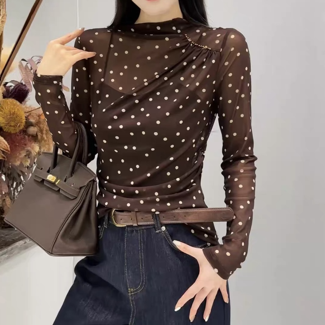 【JINJIN】2025秋冬新款小众设计款长袖上衣（7881）NO退NO换