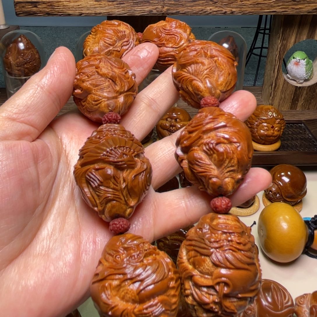 佛螺菩提吊坠钟馗手持