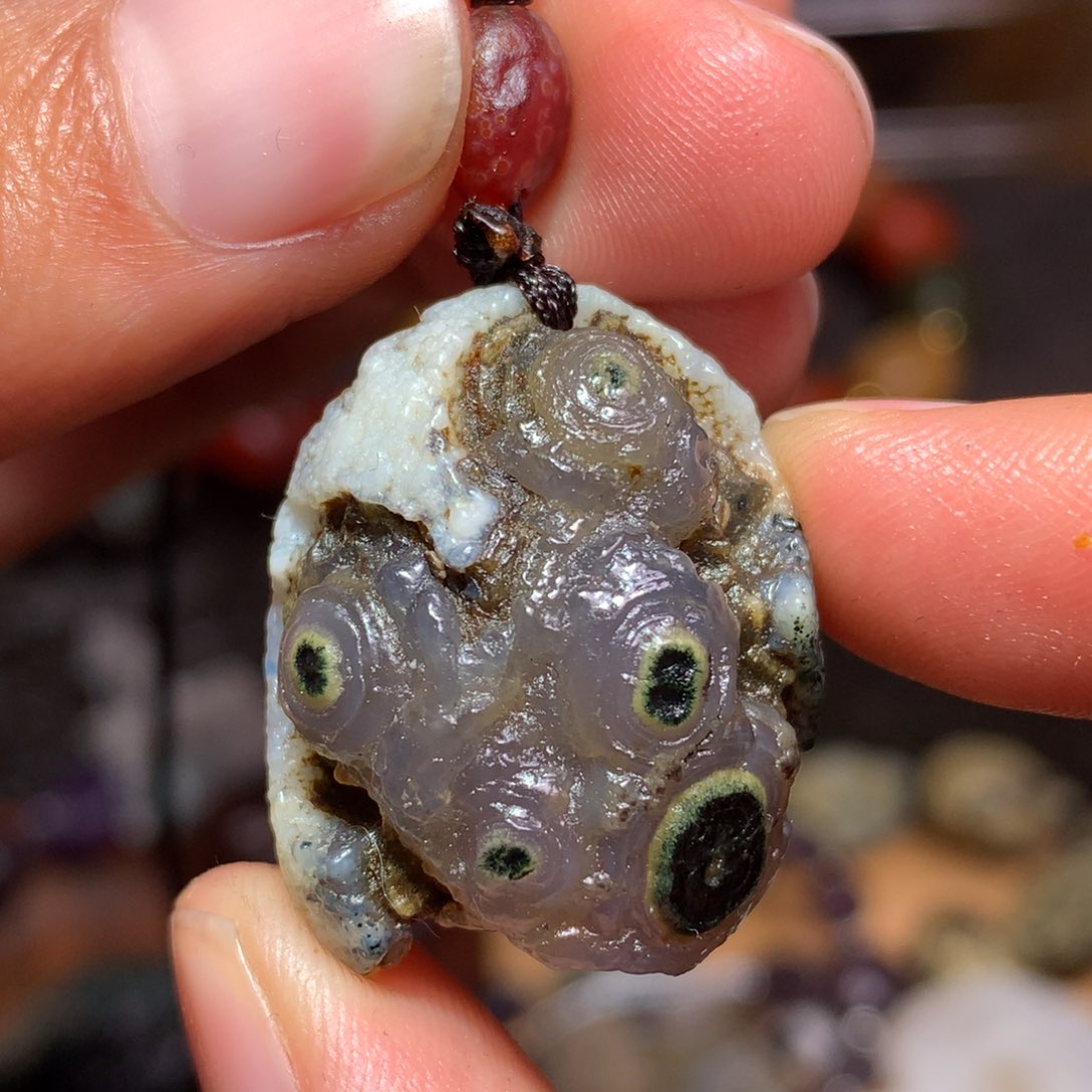 未镶嵌玛瑙/玉髓珠宝半成品