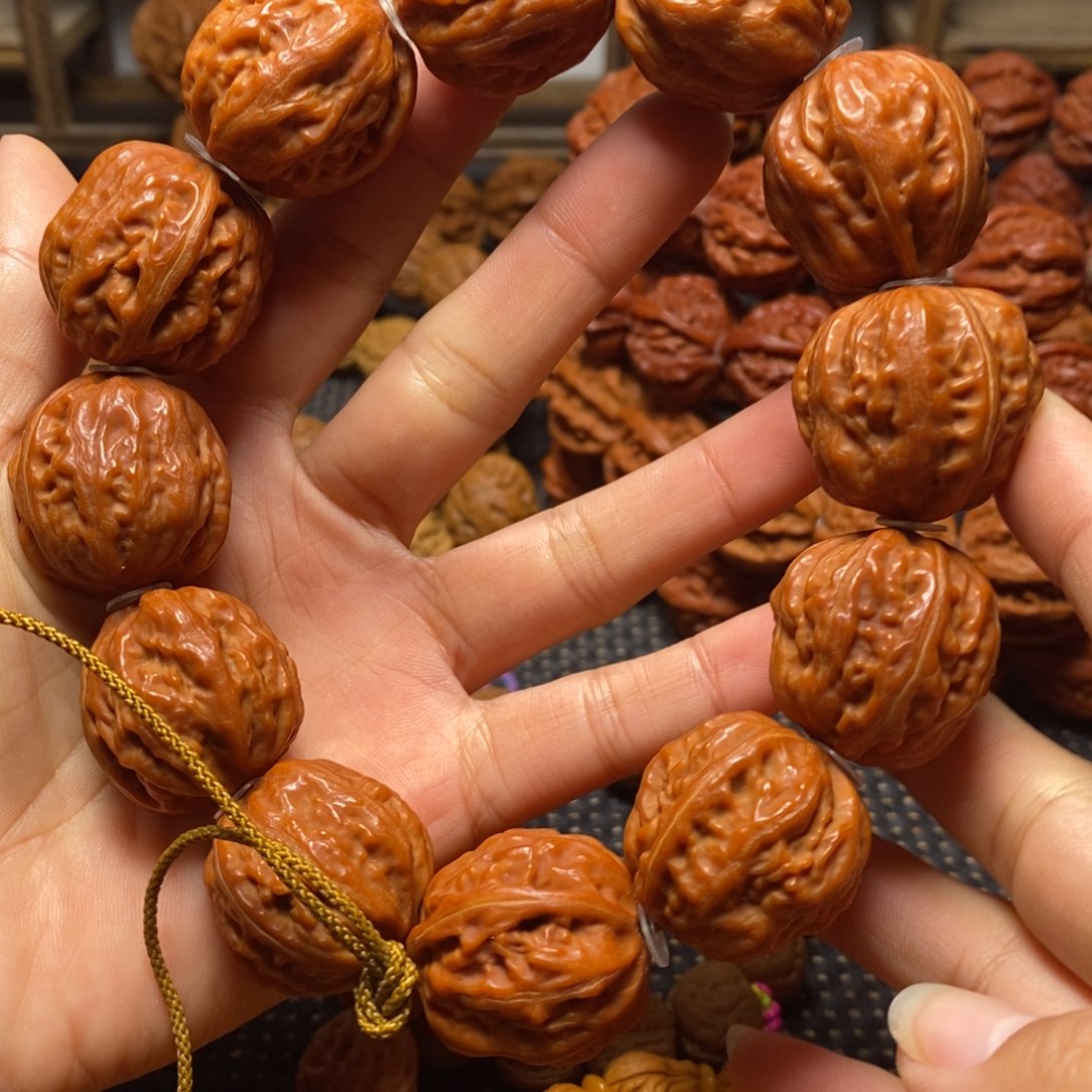 文玩核桃手串粗筋手持