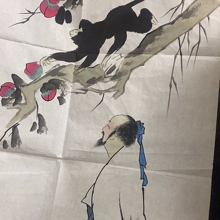 带灯款新中式古典画