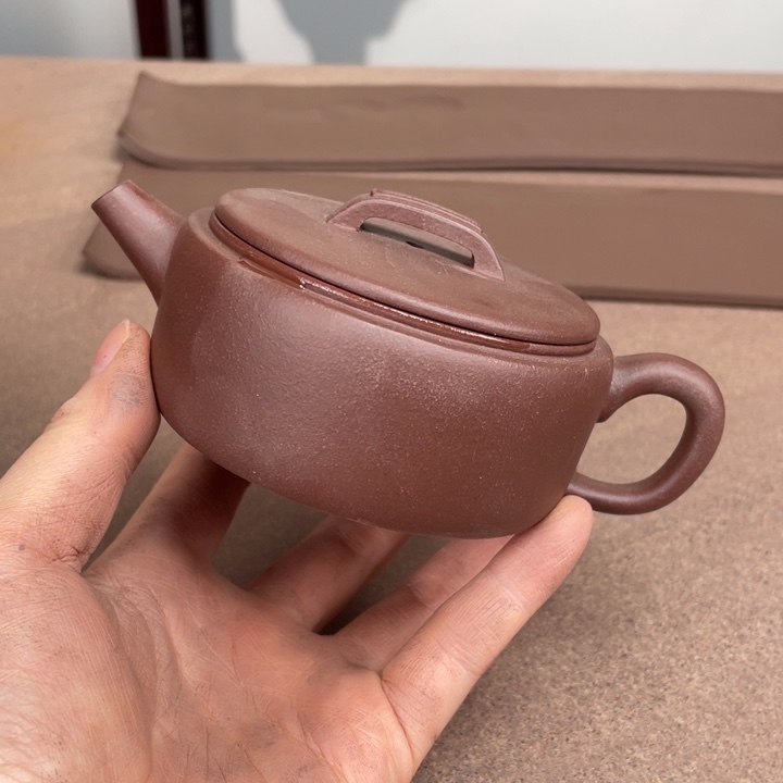 茶壶紫泥汉瓦120毫升