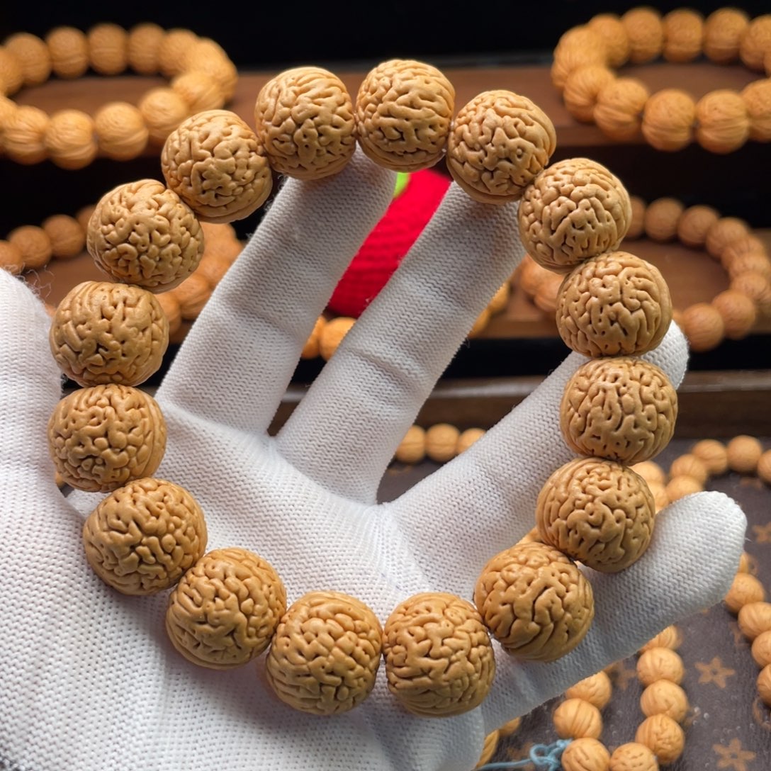 桃核手串虎皮肌肉