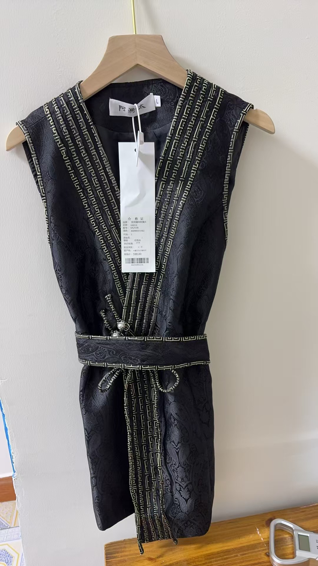 原创民族服饰XA2538修身休闲时尚马甲原创民族服饰