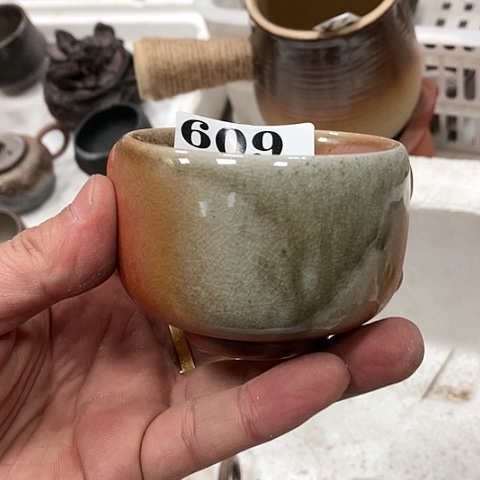 柴烧宝瓶杯子大放漏