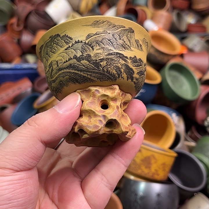 紫砂茶杯全手工紫砂主人杯