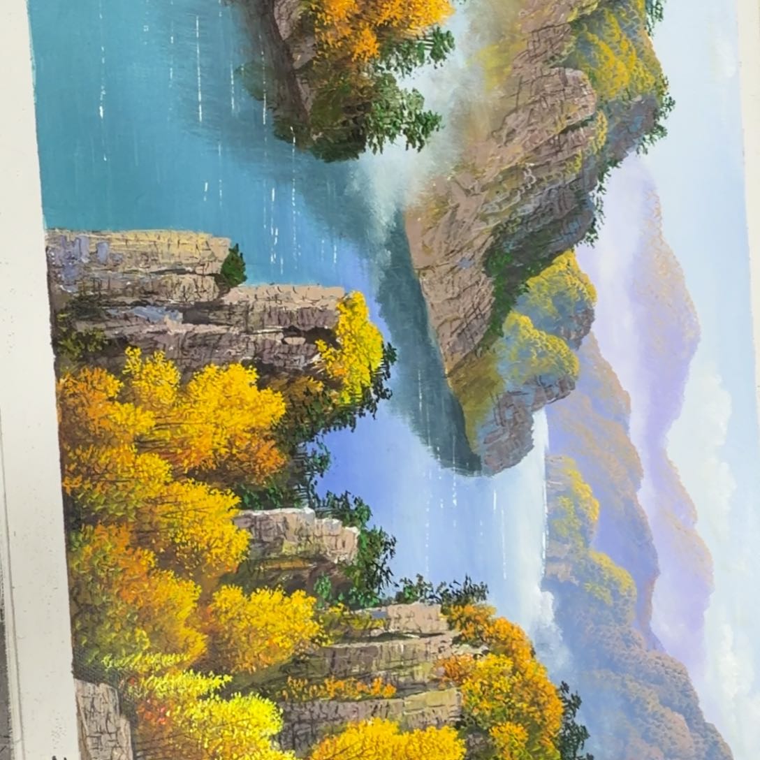 油画我在外面吃饭了哈哈哈