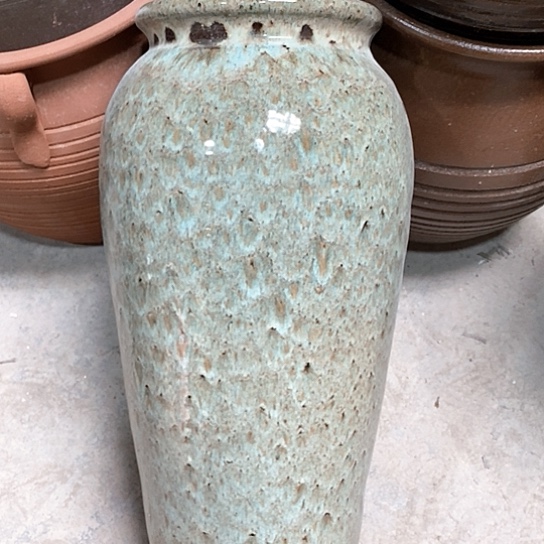 紫砂花盆口14高度41羽毛色处理