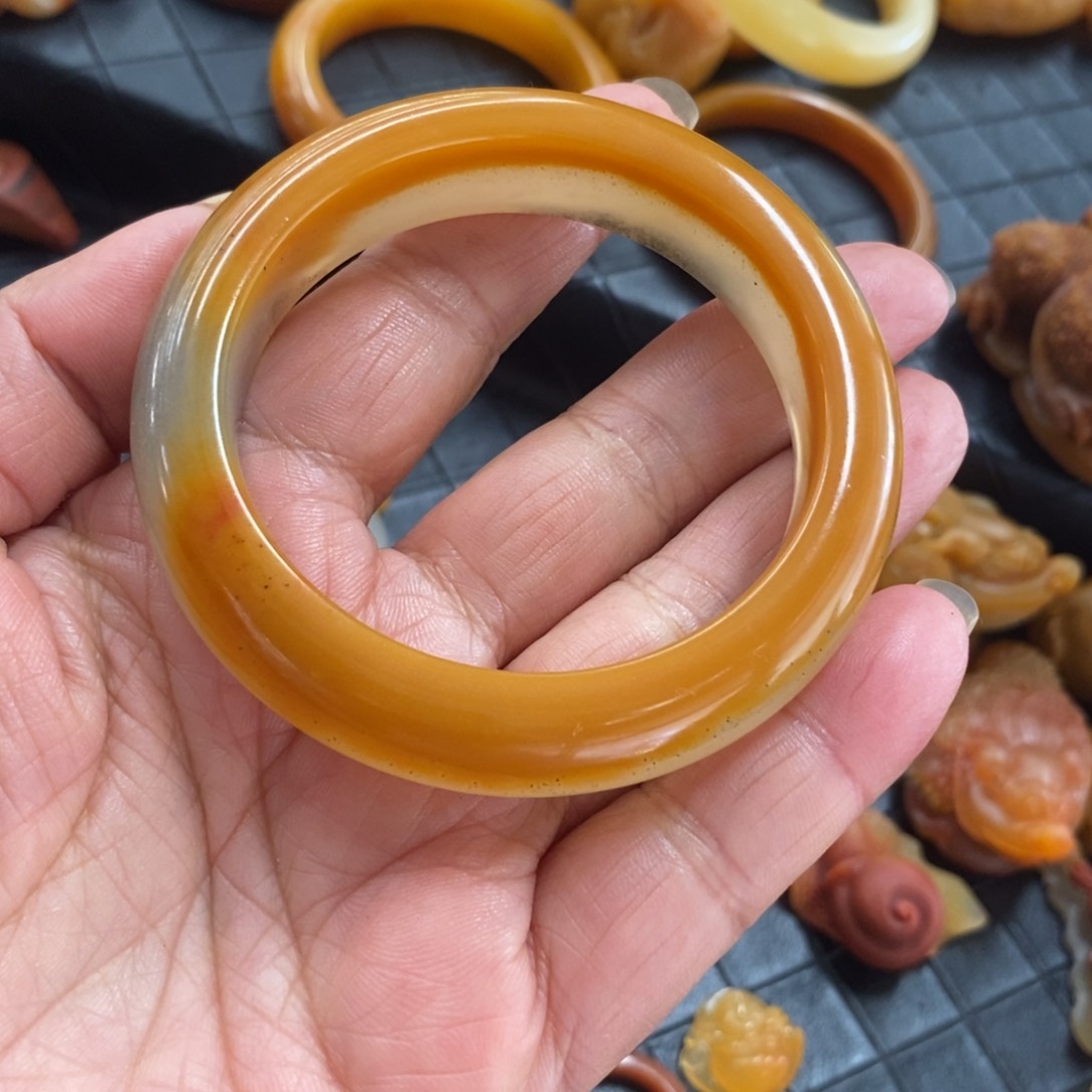 石英质玉（黄龙玉）黄龙玉未镶嵌