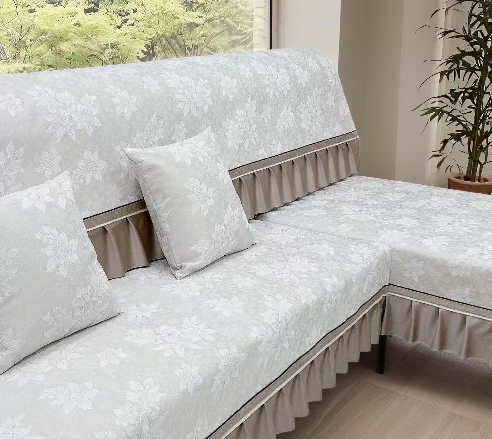 雪尼尔扶手巾抱枕皮