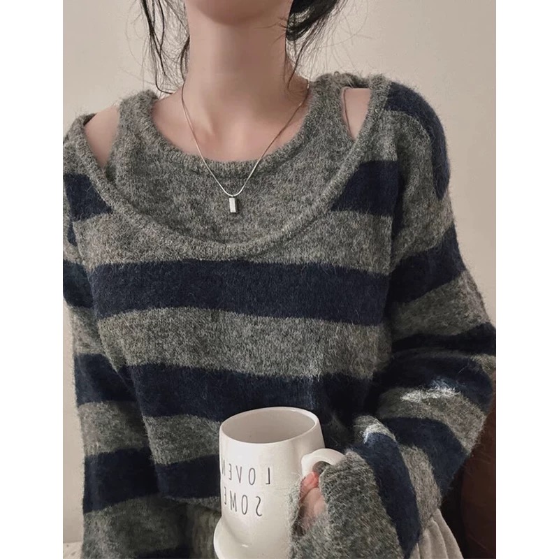 [B241-B320]集合链接2025秋冬装新款韩版宽松长袖针织衫