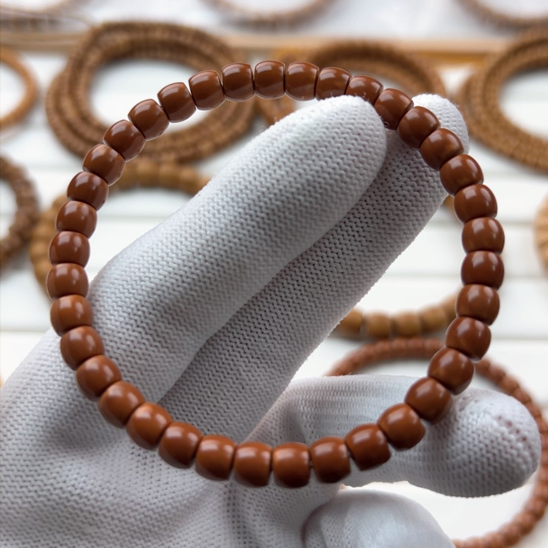 橄榄核手串6.3核尖老油保真