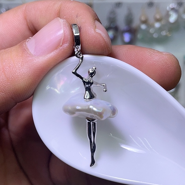 漂***情颈饰未镶嵌淡水珍珠11