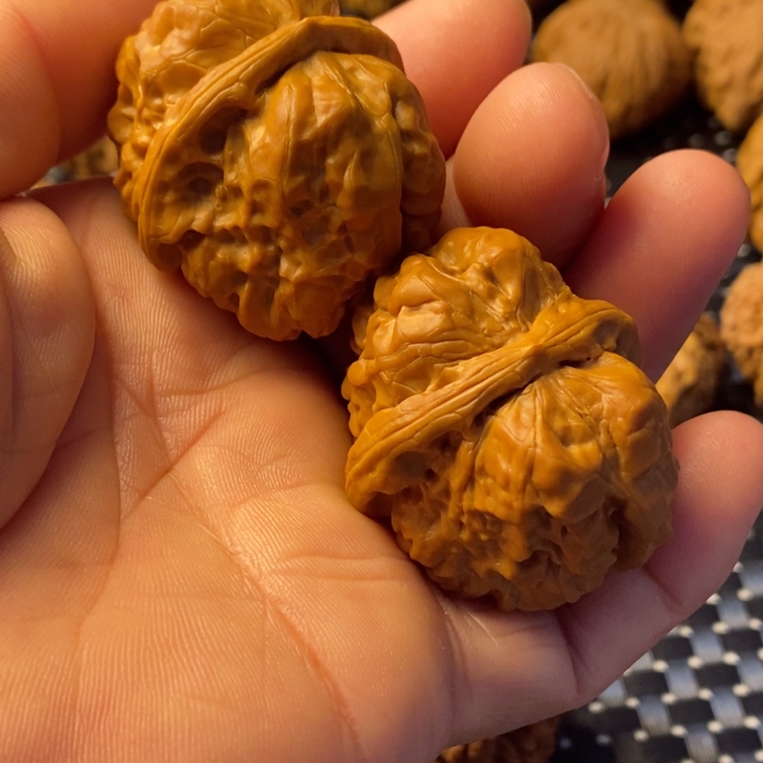 吊坠文玩核桃哈蟆头42微修打底