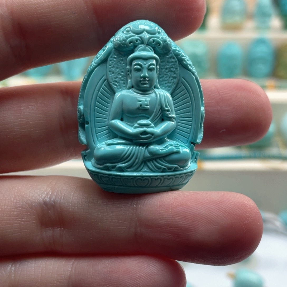 绿松石珠宝奇石未镶嵌