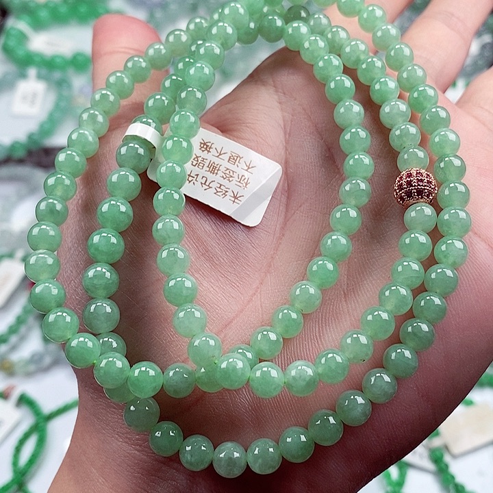 未镶嵌翡翠手链卡6+