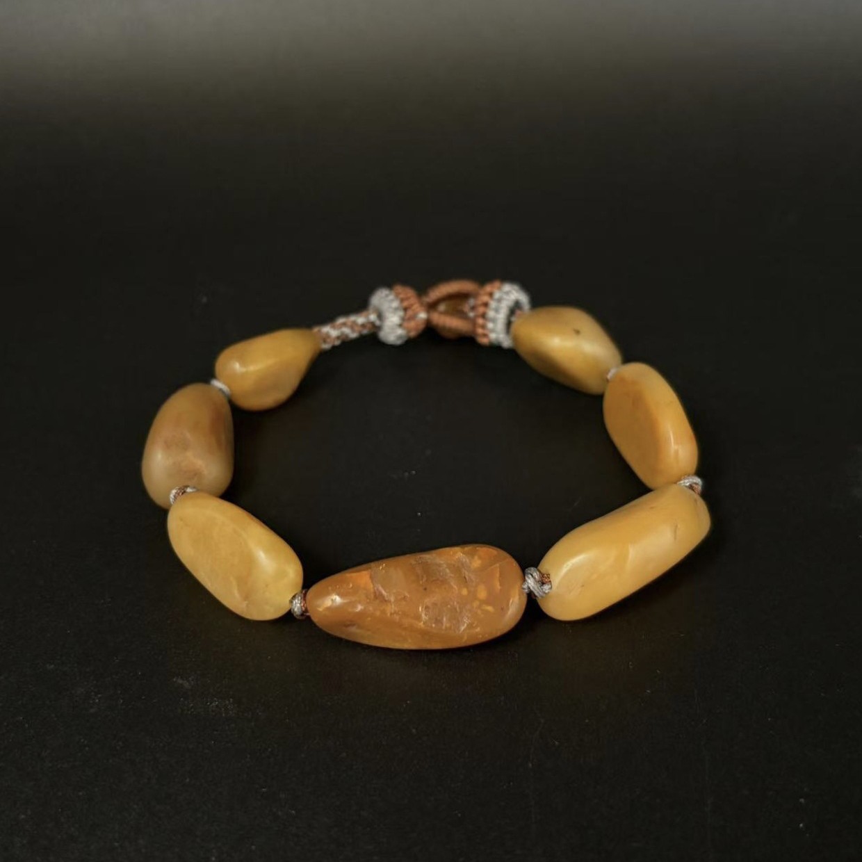 田黄石手链 原石（30.8克）/291