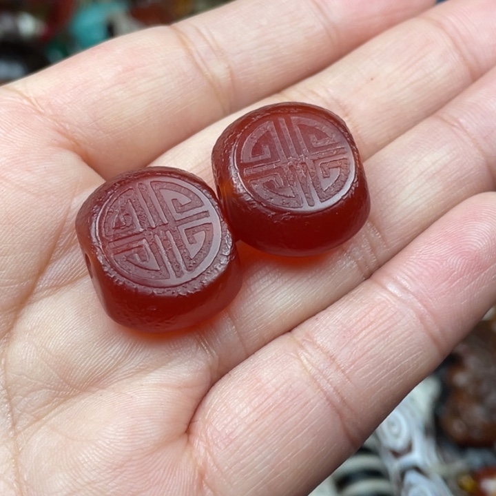 众***城玛瑙/玉髓未镶嵌颈饰