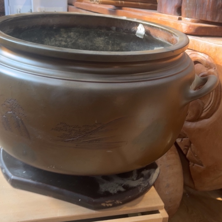 中古铜铁锡银瓷器董*人