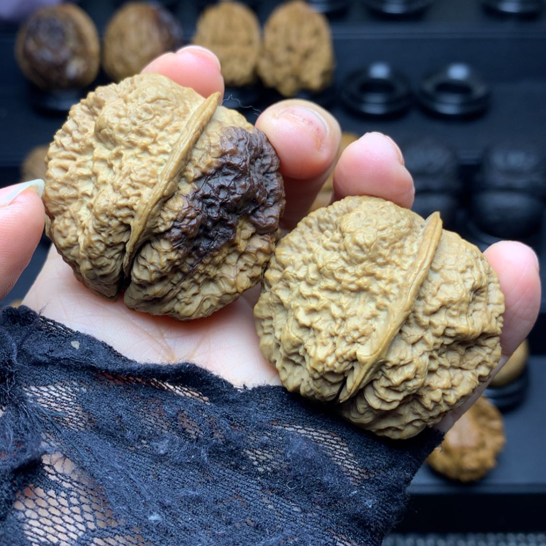 【闪购商品】文玩核桃吊坠沉****£临沧古蟾王