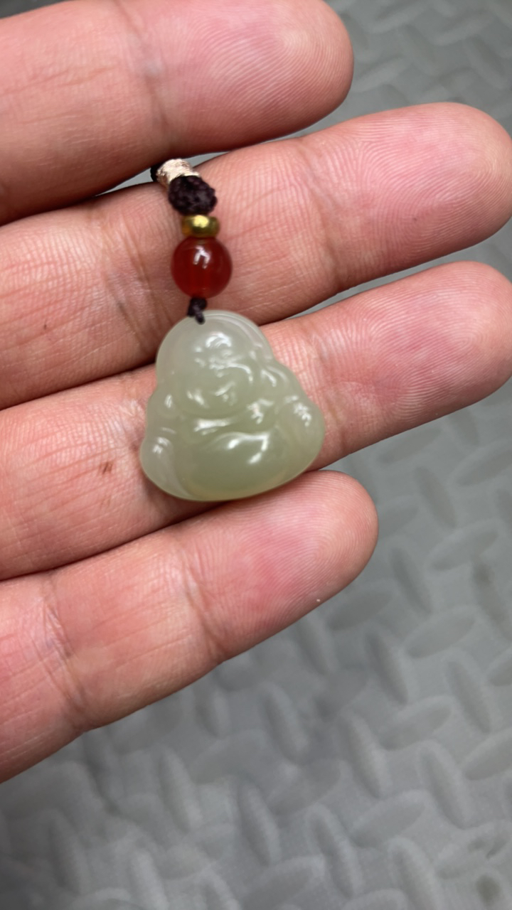 纯天然卡25佛公吊坠