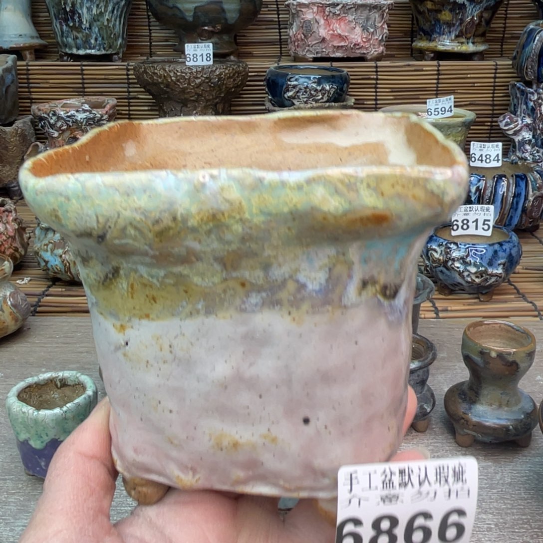 手工花盆默认瑕疵完美者勿拍