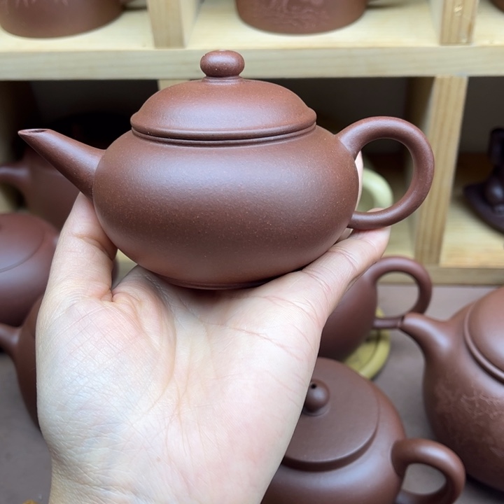 泥塑底槽清水平壶