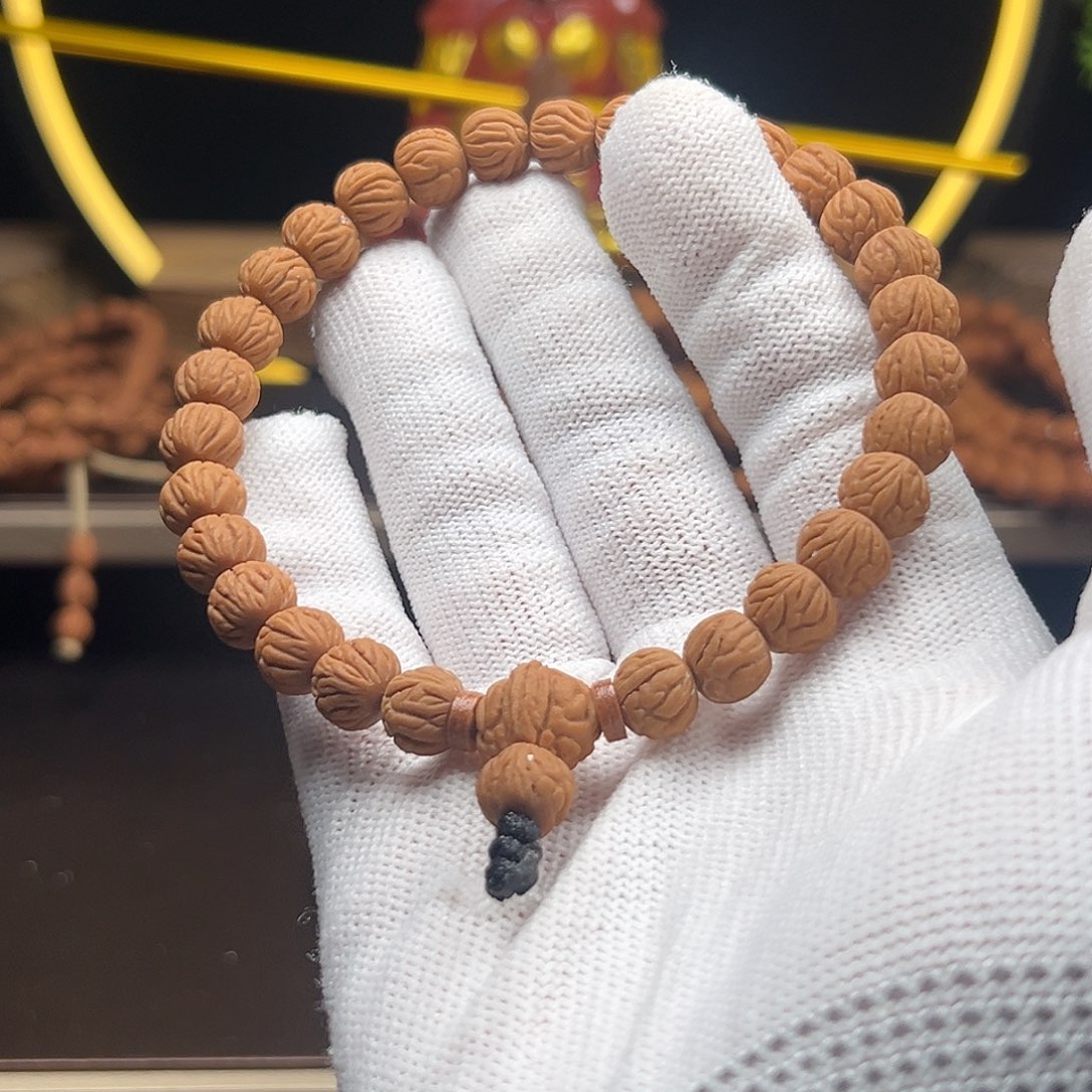 旭***木质类陕西秦岭龙纹桃核