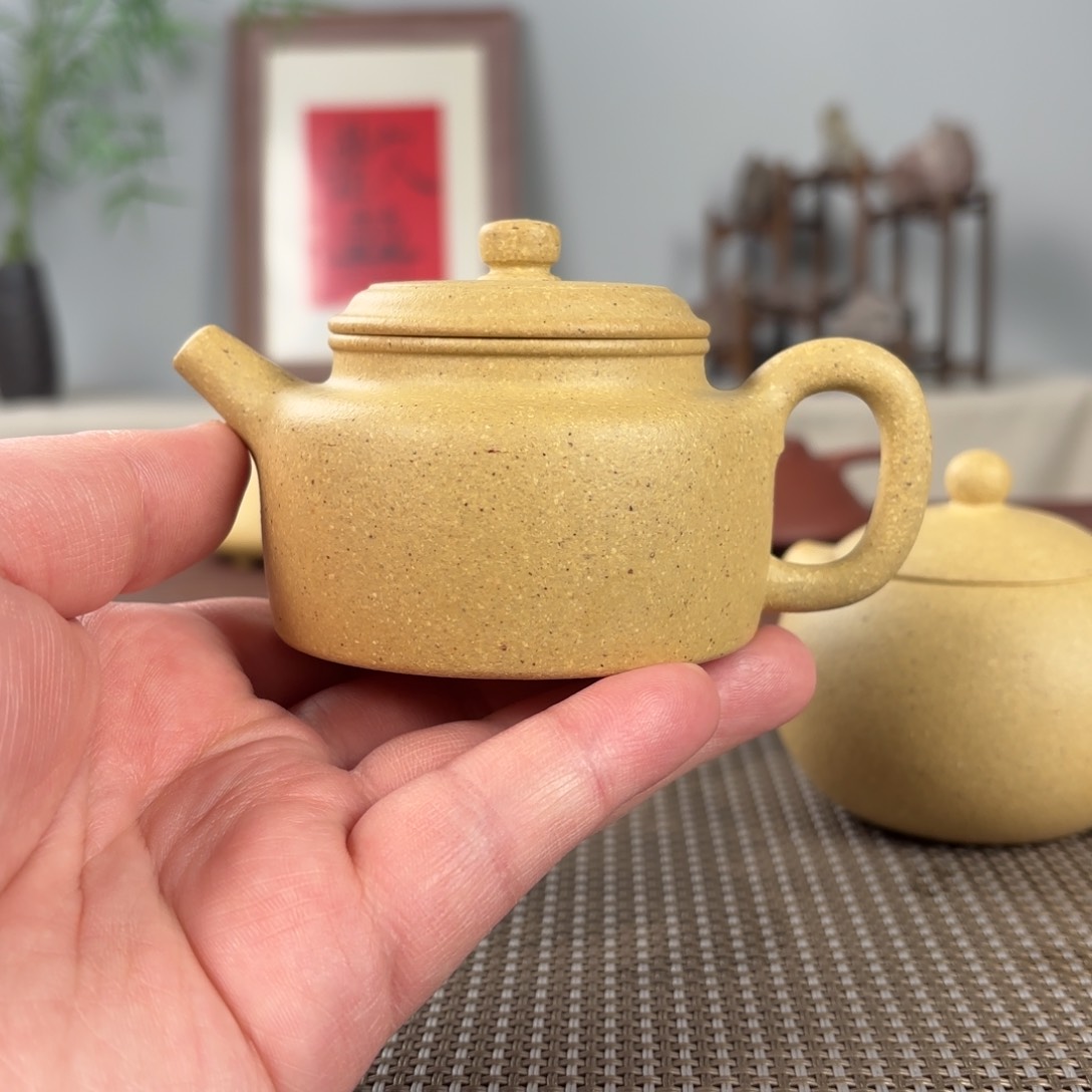 紫砂茶壶微瑕黄龙山原矿紫砂壶
