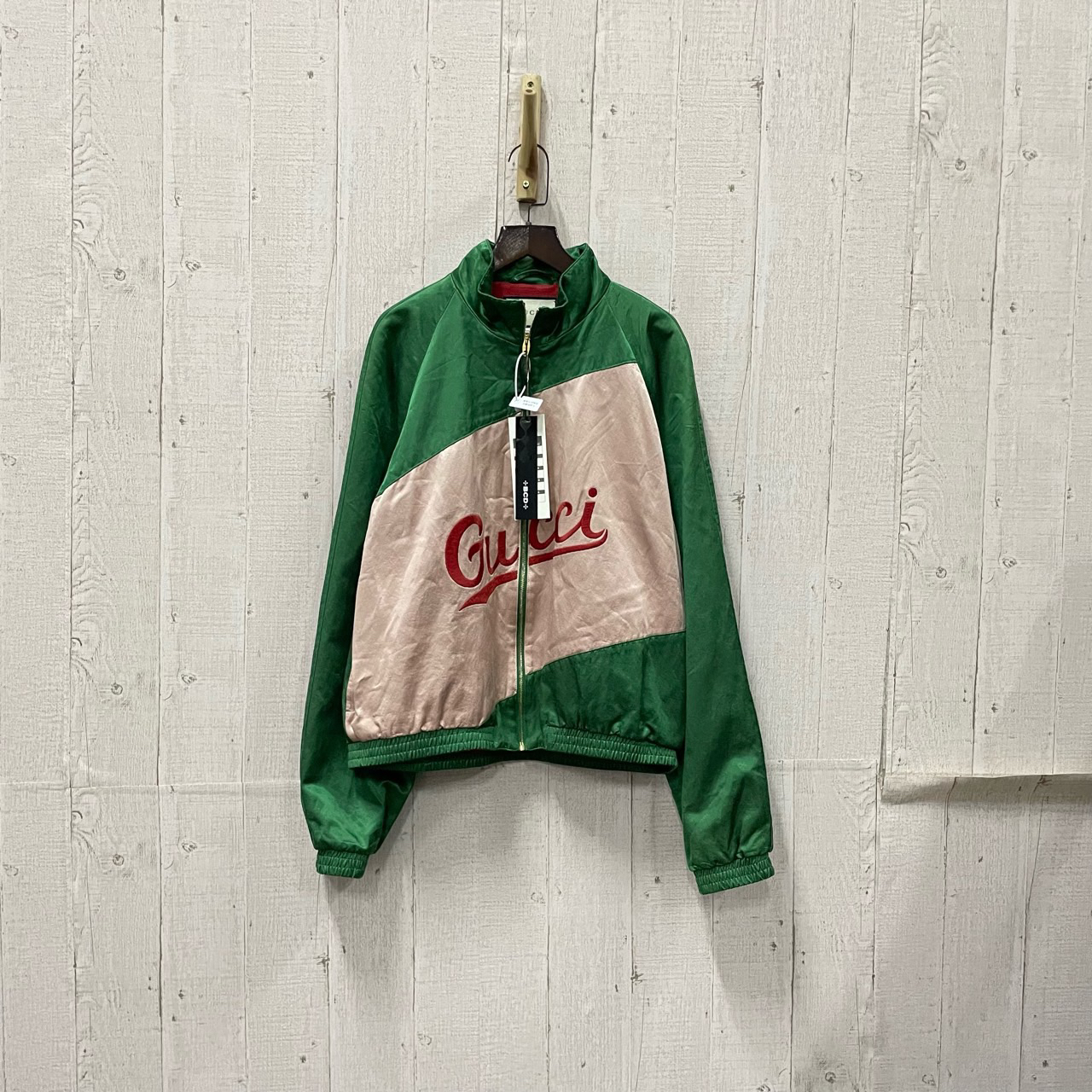 95新 GUCCI/古驰 （ab）拼色logo校服外套 48码/95新bc914744