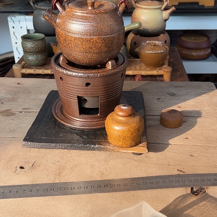 紫砂宜兴紫砂粗陶茶具27