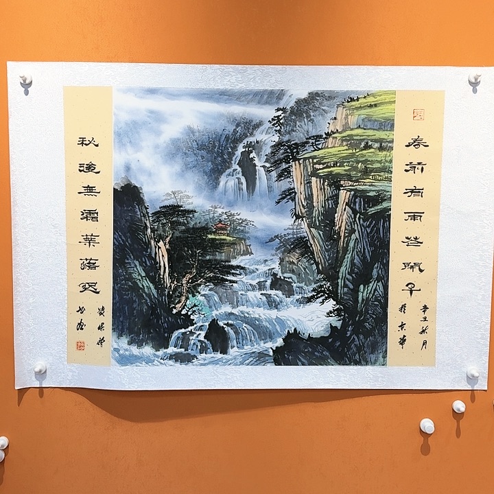 国画书法作品多次参加