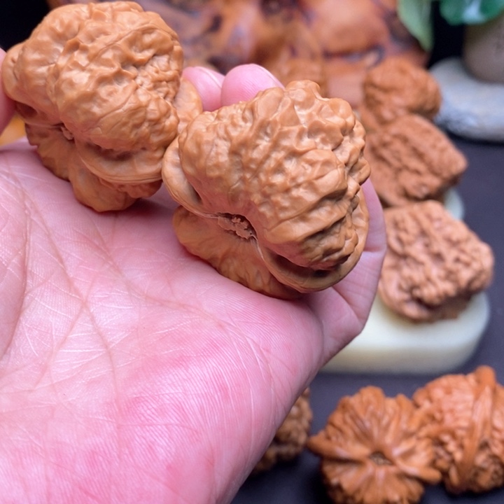 把件文玩核桃42蛤蟆头