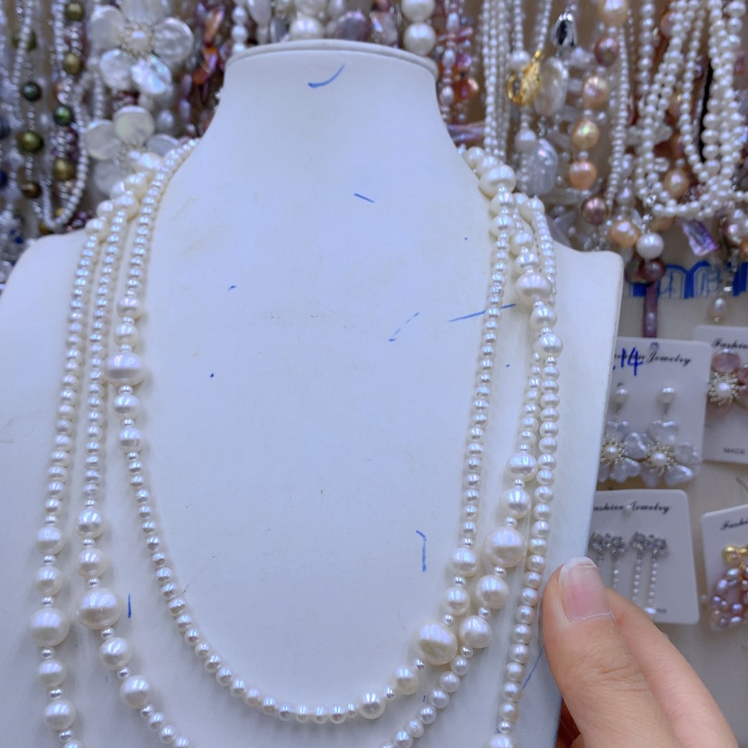 淡水珍珠耳饰银S925镶嵌依*