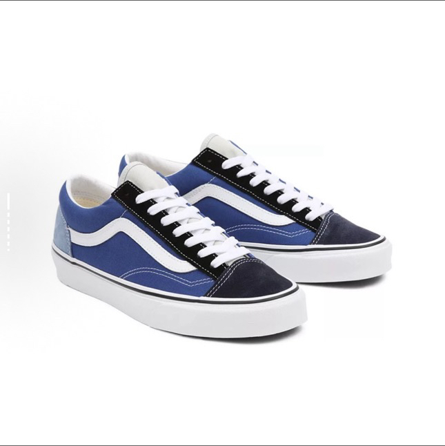 Vans Style 低帮板鞋 蓝黑 原盒 4F6B93