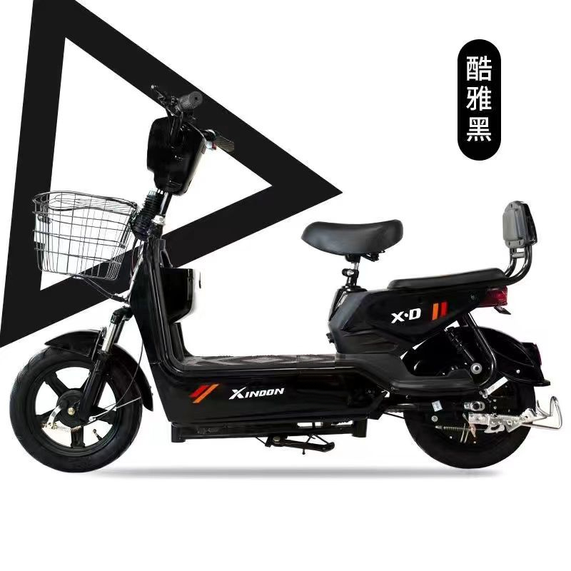 新国标48V锂电池电动自行车长跑王爬坡王可上牌成人代步车电动车