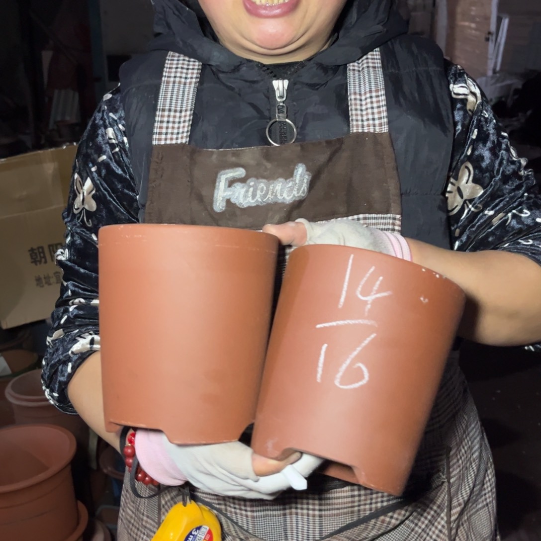 紫泥花盆紫砂花盆90