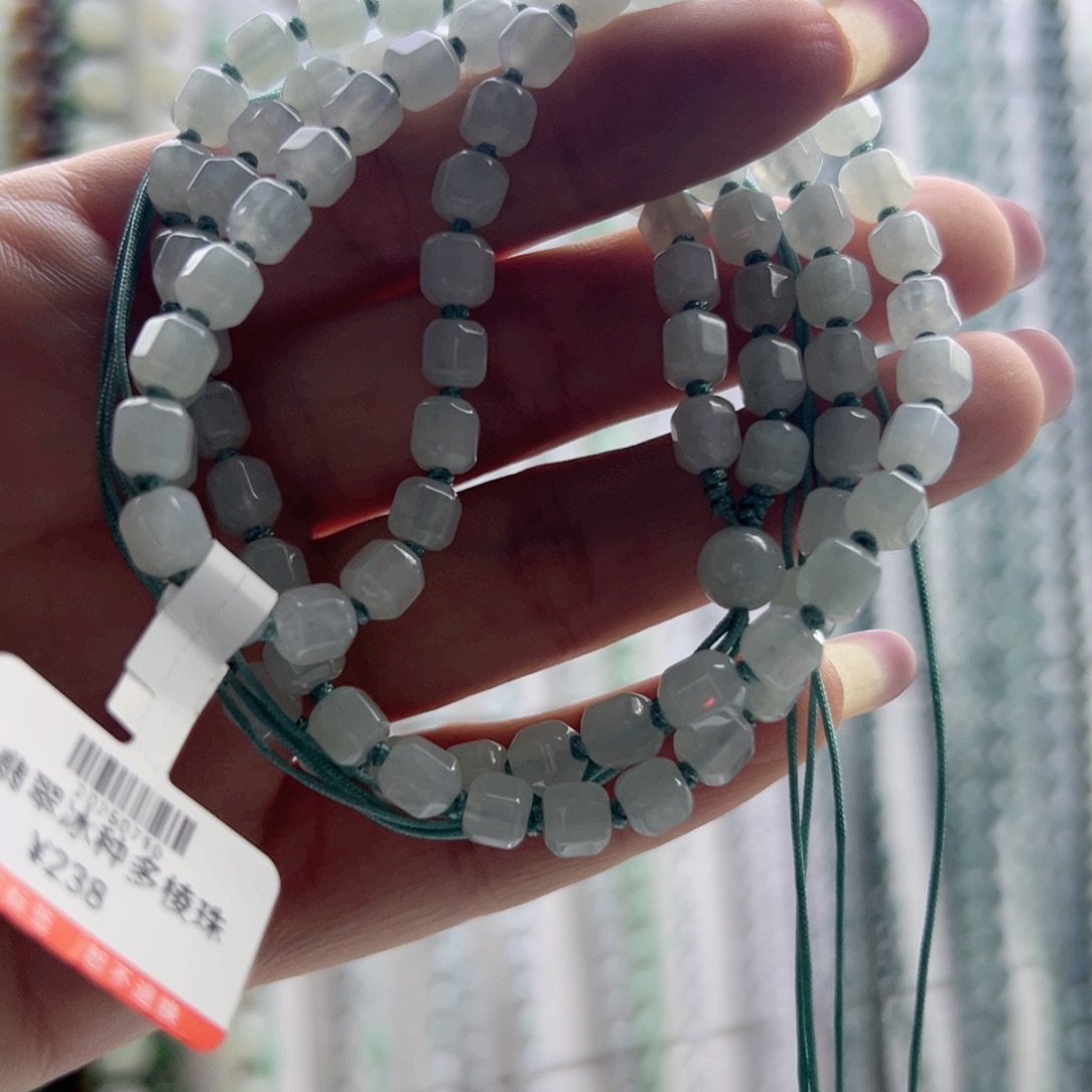 运***幄翡翠未镶嵌颈饰珠链