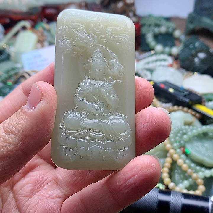 未镶嵌和田玉挂件k***n