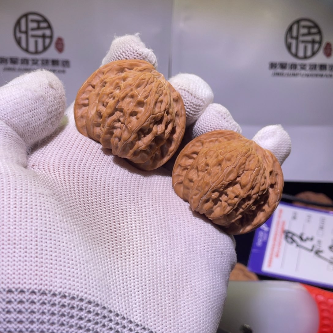 文玩核桃把件磨盘 777