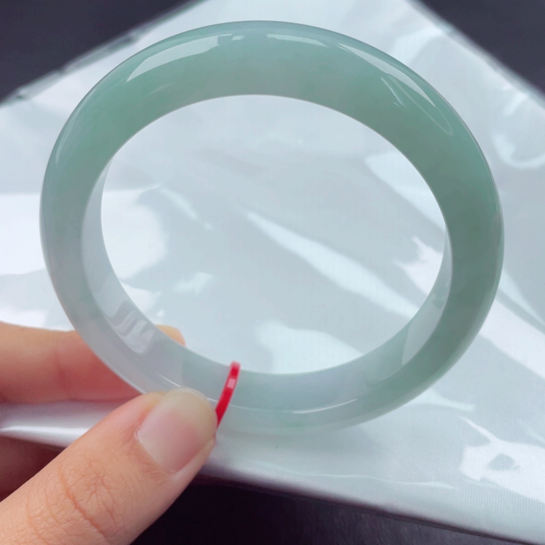 翡翠未镶嵌手镯58正圈