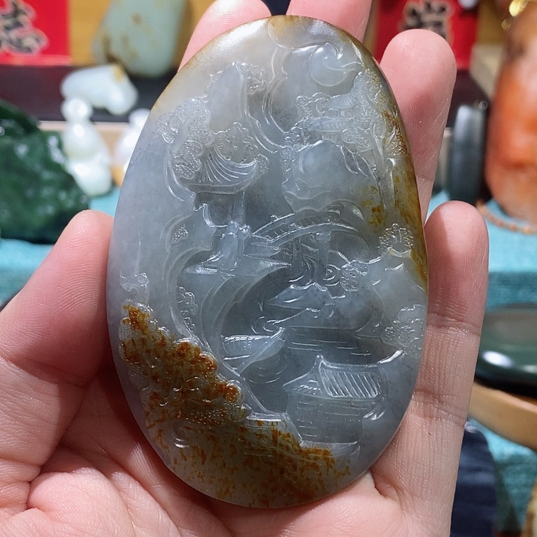 和田玉颈饰未镶嵌