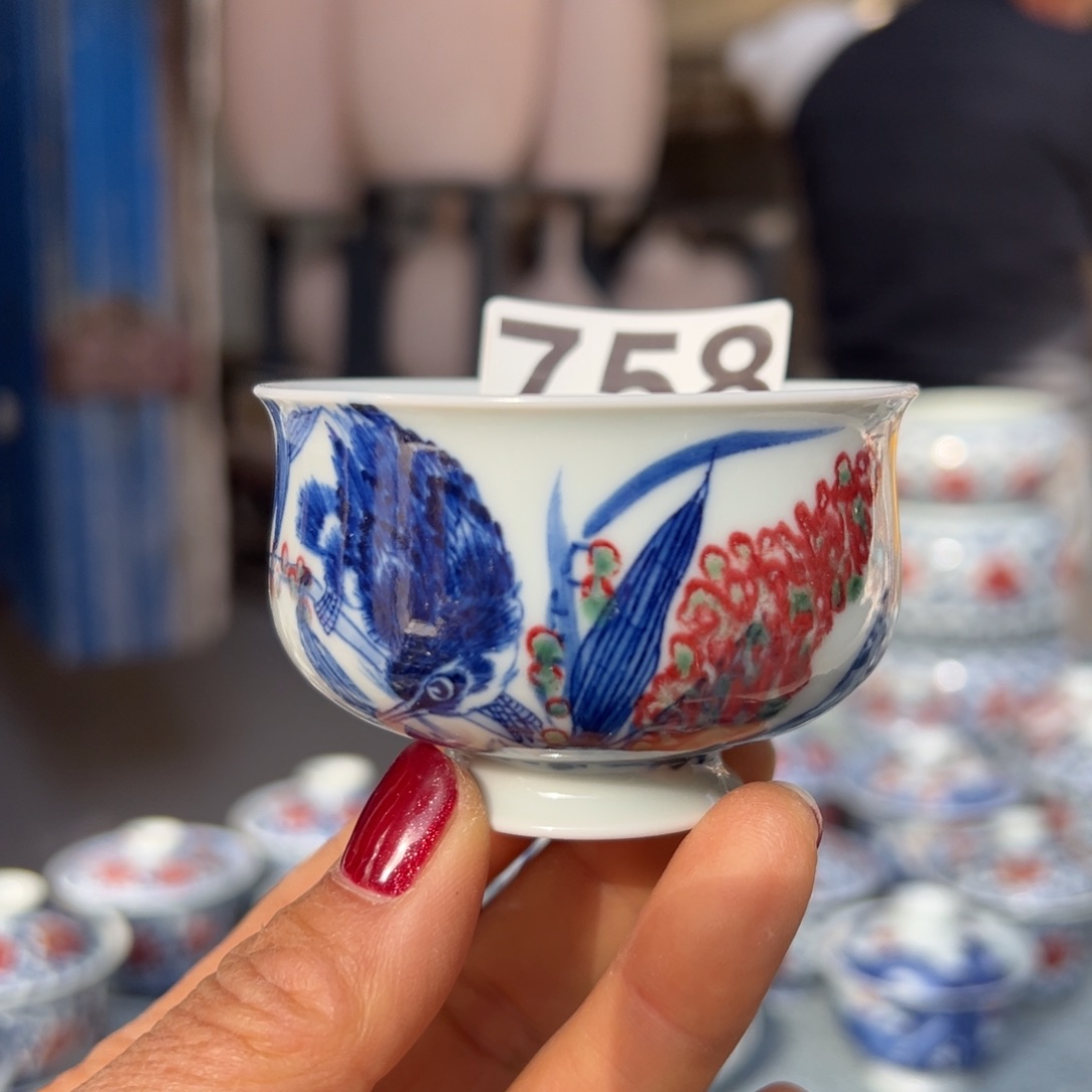 现代瓷青花釉里红工艺