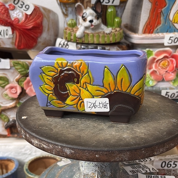 粗陶材质多肉花盆