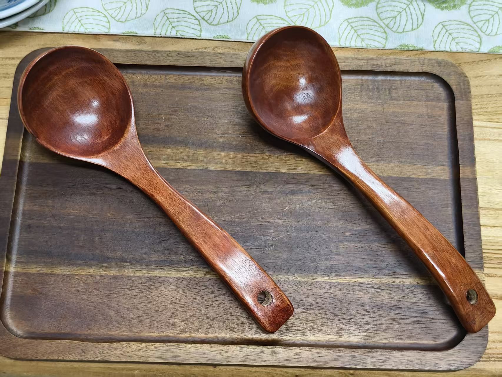 【木汤勺】厨具防烫易清洗长柄耐磨木勺