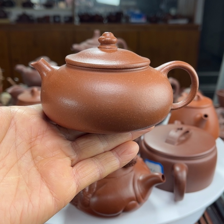 茶壶紫砂紫砂花茶