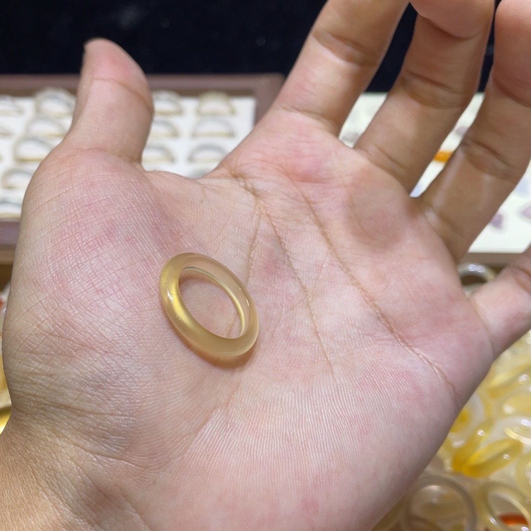 玛瑙/玉髓合金戒指26号港15