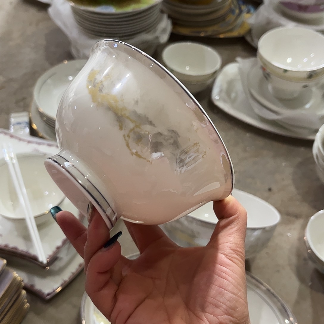 瓷片海岸五寸高脚腕十